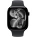 Apple Watch Series 11 46 mm Klavírny čierny hliník s čiernym športovým remienkom M/L MEUX4WF/A