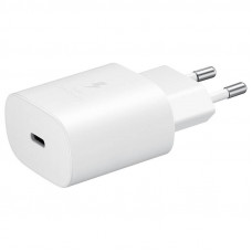 Nabíjací adaptér Samsung EP-TA800EBE Original Fast Charging 25W USB-C White (Bulk)